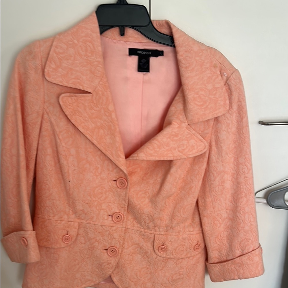 Women's Peach Blazer